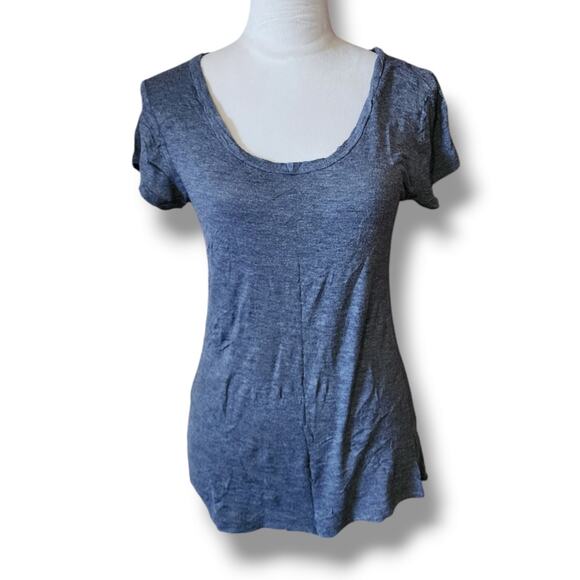Gray Roundneck Short Sleeve Tee from Glitz - Picture 1 of 4